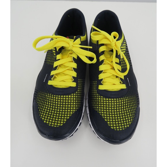 Reebok‎ NanoWeb Training Shoes Men's Size 9 Yellow Black Athletic Sneakers - Picture 2 of 6